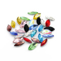 Excellente qualité Chine Navette Crystal Pointback fantaisie Pierre décorative boutons perles pour robe de mariée C4228